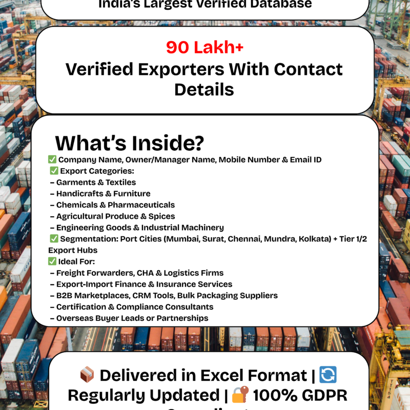 Exporters Database