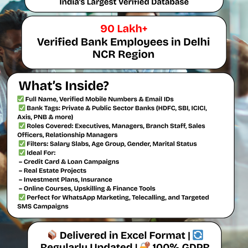 Delhi NCR Bank Employees